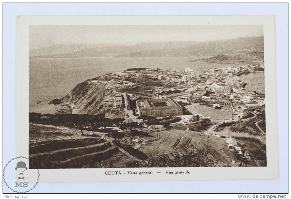 Old Postcard From Ceuta - Vista General - Vue Generale - Ceuta