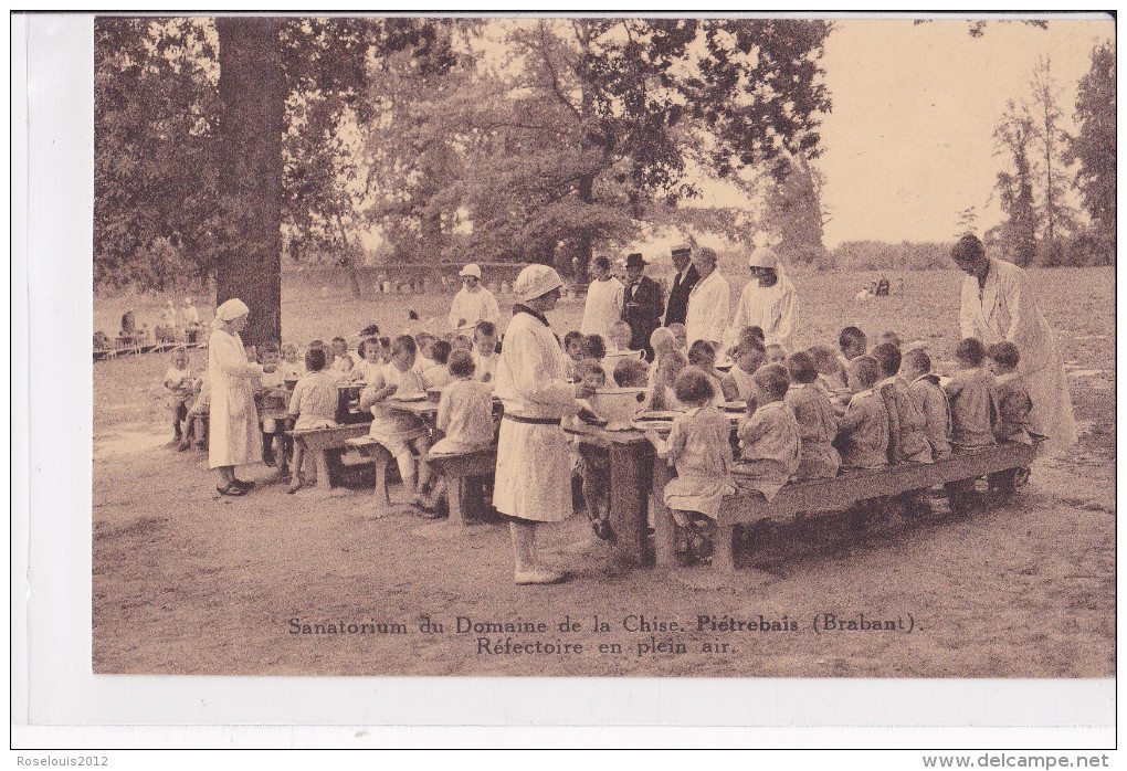 PIETREBAIS : Sanatorium Du Domaine De La Chise - Réfectoire En Pleine Air - Incourt