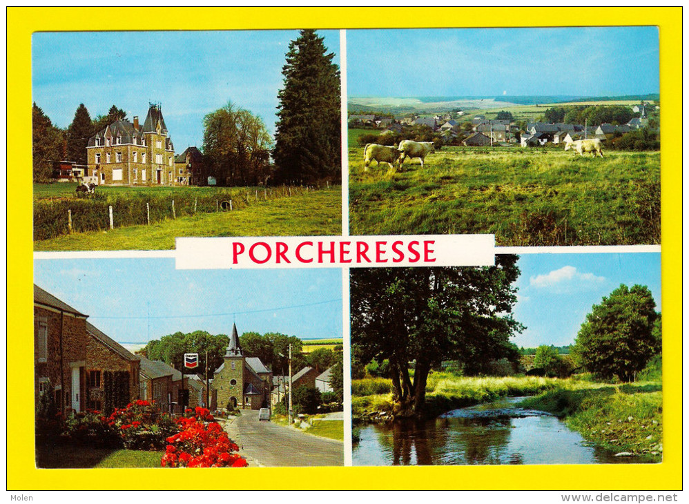 MULTIVUES * PORCHERESSE EN ARDENNE  = DAVERDISSE * Prov. Luxembourg * Chevron 417