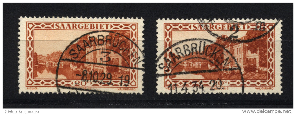 Saar,110,I+ II,o - Used Stamps