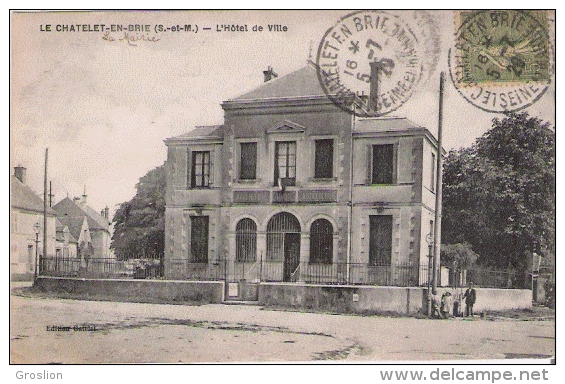 LE CHATELET EN BRIE (S ETM) L'HOTEL DE VILLE 1920 - Le Chatelet En Brie