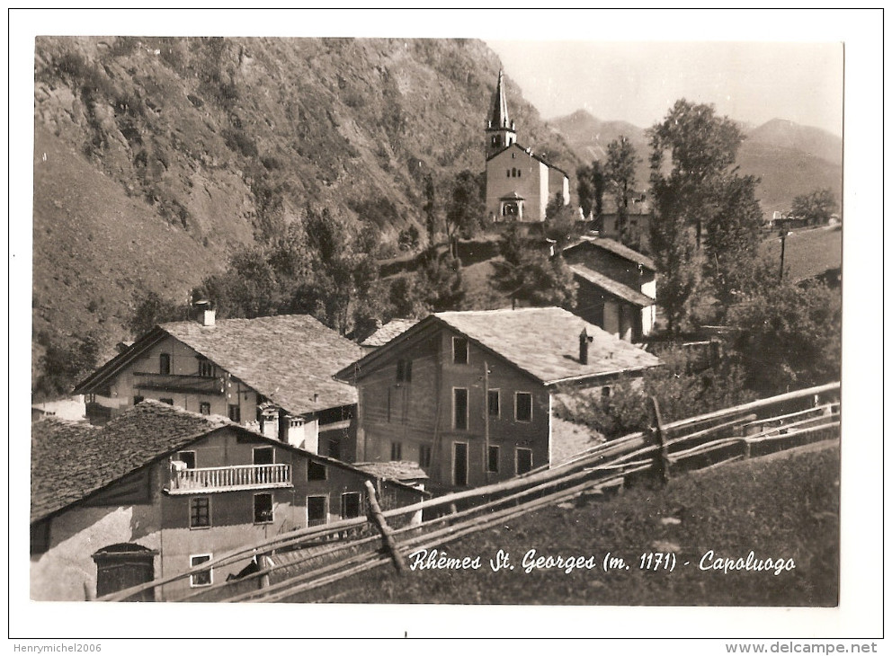 Italie - Italia - Aosta - Rhemes St Georges Chef Lieu - Capoluogo , Ed Torino - Aosta