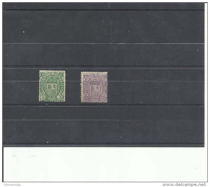 ESPAÑA EDIFIL 154/55  MH  * - Unused Stamps