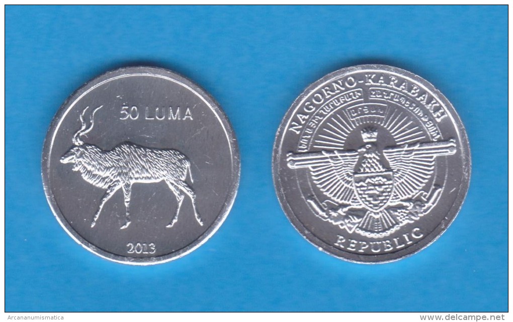 NAGORNO  KARABAKH  50 Luma 2.013  2013 "Ciervo" Aluminio/Aluminium   SC/UNC  T-DL-10.766 - Nagorno-Karabakh