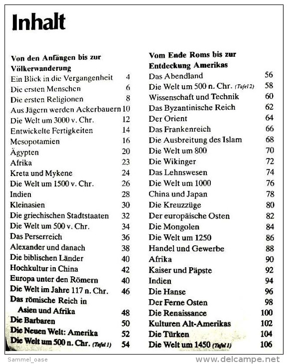 Bildband Großformat - Atlas Der Geschichte - Von Den Anfängen Bis Zum 20. Jahrhundert - Delphin Verlag M. Illustrationen - Chronicles & Annuals