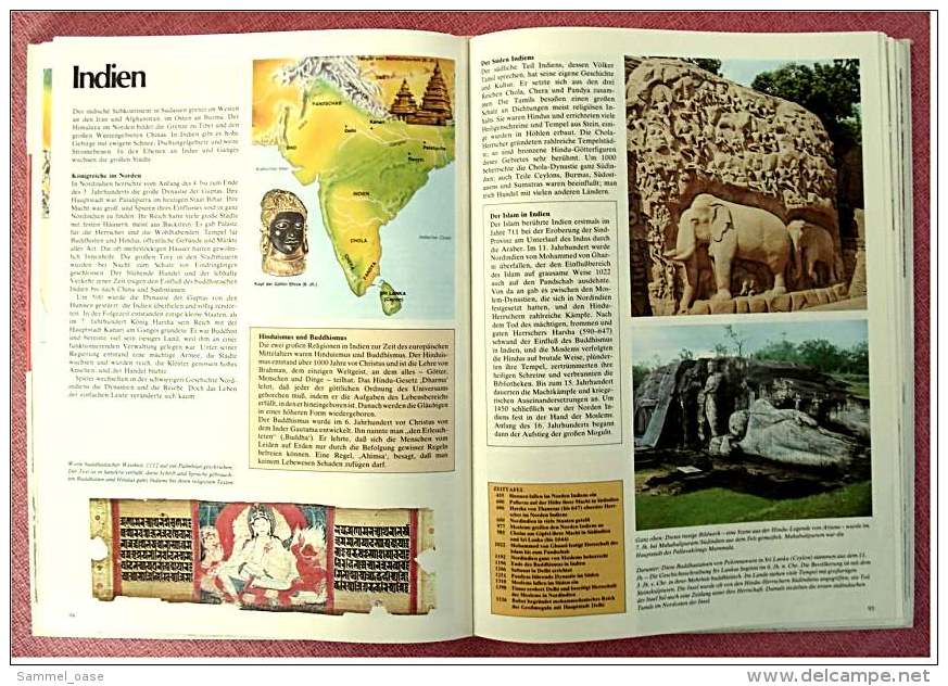 Bildband Großformat - Atlas Der Geschichte - Von Den Anfängen Bis Zum 20. Jahrhundert - Delphin Verlag M. Illustrationen - Chronicles & Annuals