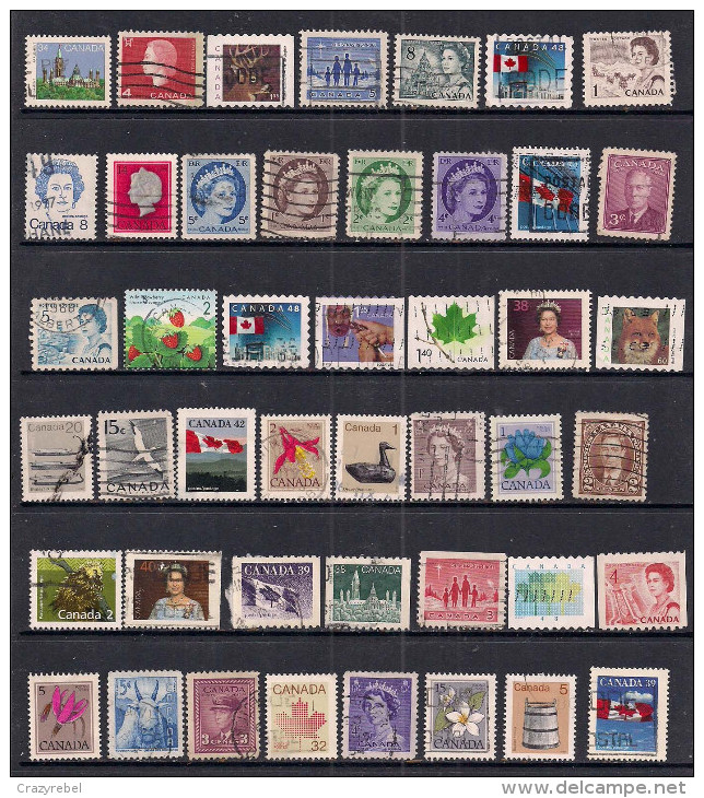 Canada Selection Of 45  Used Stamps ( 398 ) - Collections