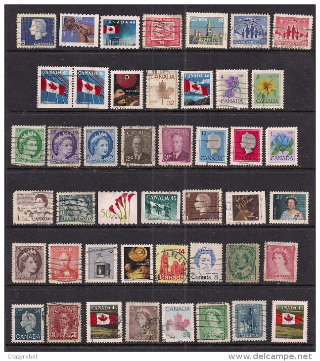 Canada Selection Of 45  Used Stamps ( 483 ) - Collections