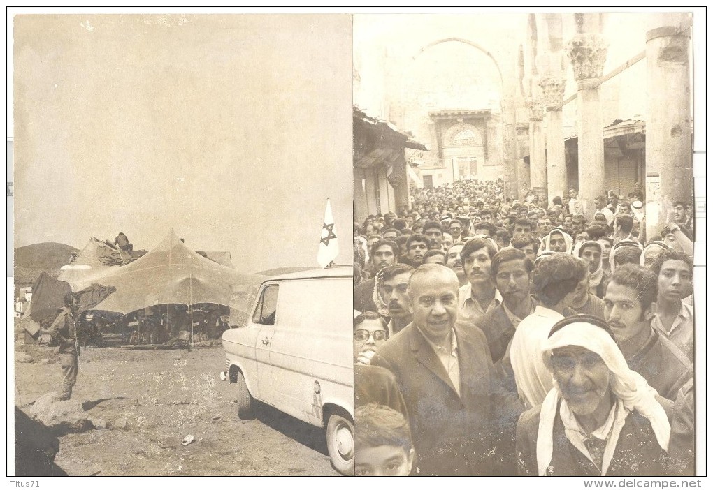 Lot de 20 Photos d'actualité  "Israel en guerre" - Format 13 X 18 Cm