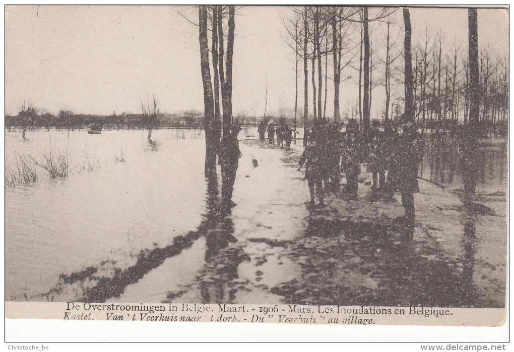 Ramp Der Overstroomingen Van 12 Maart 1906, Kastel Van 't Veerhuis Naar 't Dorp (pk18531) - Hamme