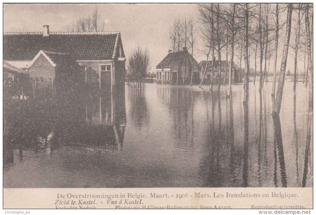 Ramp Der Overstroomingen Van 12 Maart 1906, Zicht Te Kastel  (pk18532) - Hamme