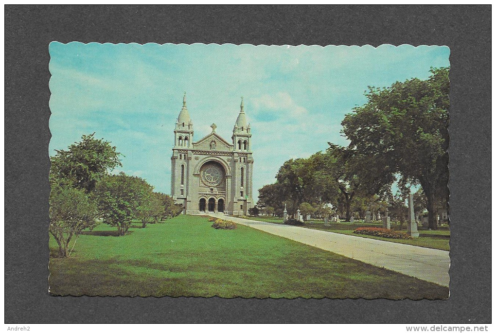 ST BONIFACE BASILICA - MANITOBA - ÉGLISE - CHURCH - PHOTO BY CAMPBELL & CHIPMAN - Altri & Non Classificati