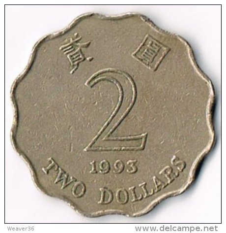 Hong Kong 1993 $2 - Unknown Origin