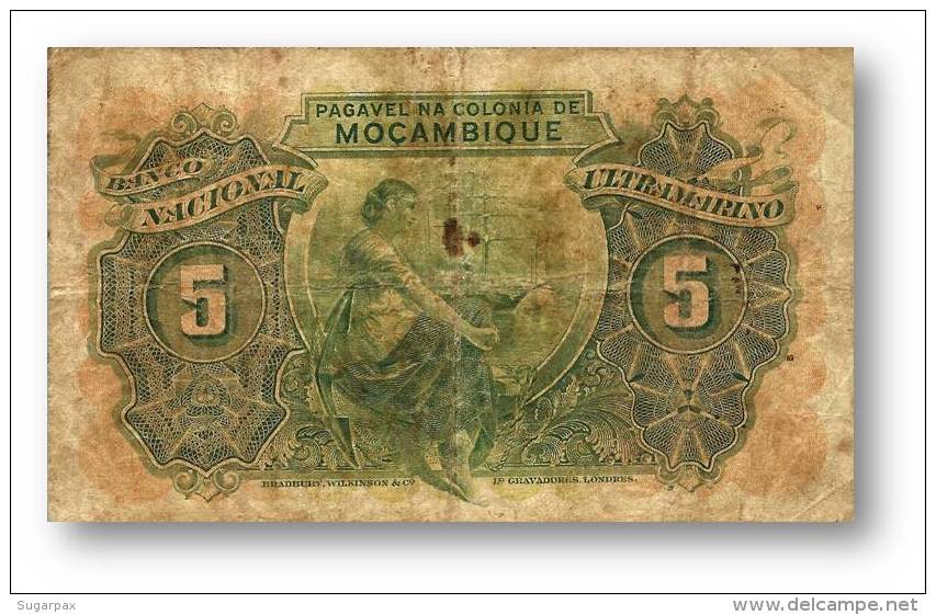 MOZAMBIQUE - 5$00 - 5 ESCUDOS - 29.11.1945 - P 94 - ANTONIO ENNES - PORTUGAL - Mozambique