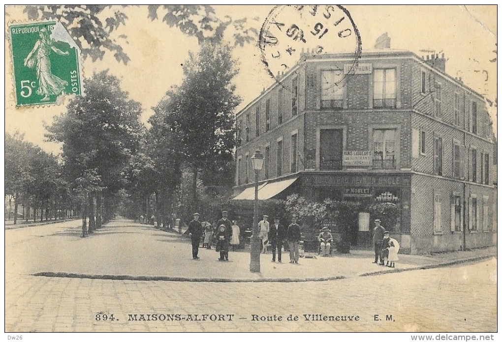 Maisons-Alfort (Seine Et Oise) - Route De Villeneuve - Carte E.M. N°894 - Maisons Alfort