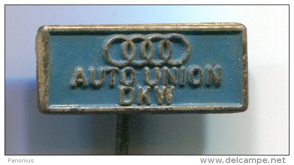 AUDI DKW AUTO UNION- Car  Auto  Automobile, Vintage Pin  Badge - Audi