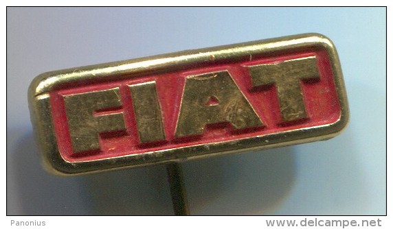 FIAT - Car  Auto  Automobile, Vintage Pin  Badge - Fiat