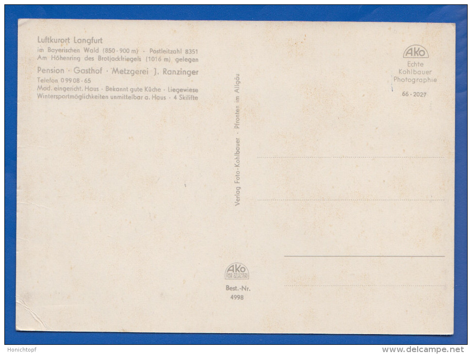 Deutschland; Langfurth; Schöfweg; Ansbach; Bayer. Land - Ansbach