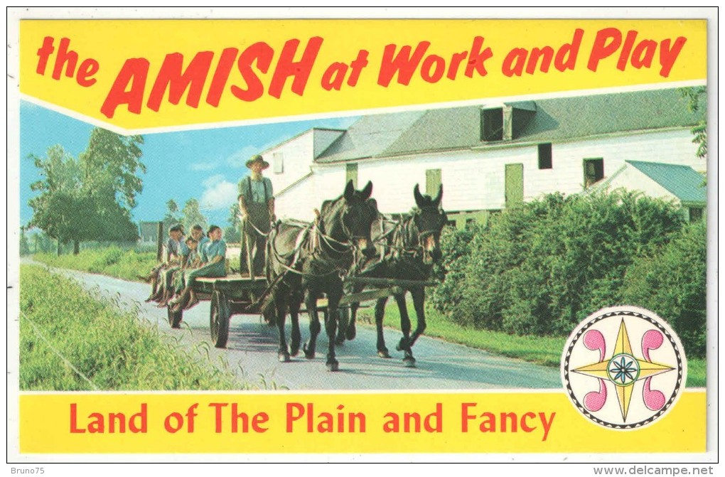 The Amish At Work And Play - Farmer Wagon - Lancaster