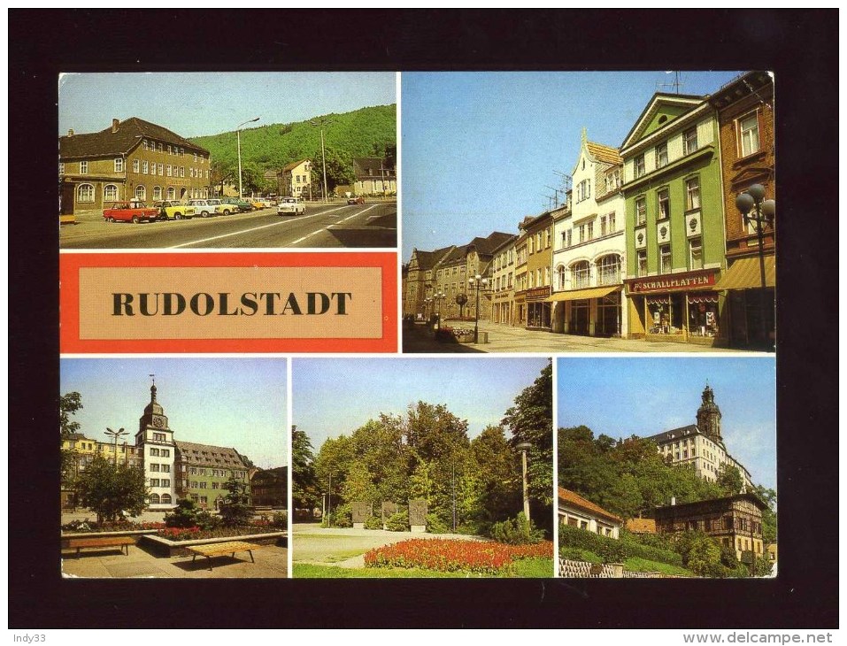 - ALLEMAGNE .  THURINGE . RUDOLSTADT . VUES MULTIPLES . - Rudolstadt