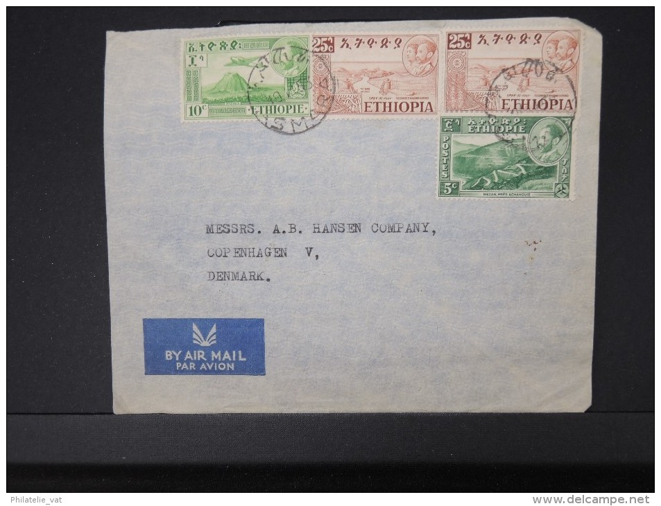 ETHIOPIE- Enveloppe De Asmara Pour Copenhague En 1953  A Voir  LOT P5052 - Etiopia