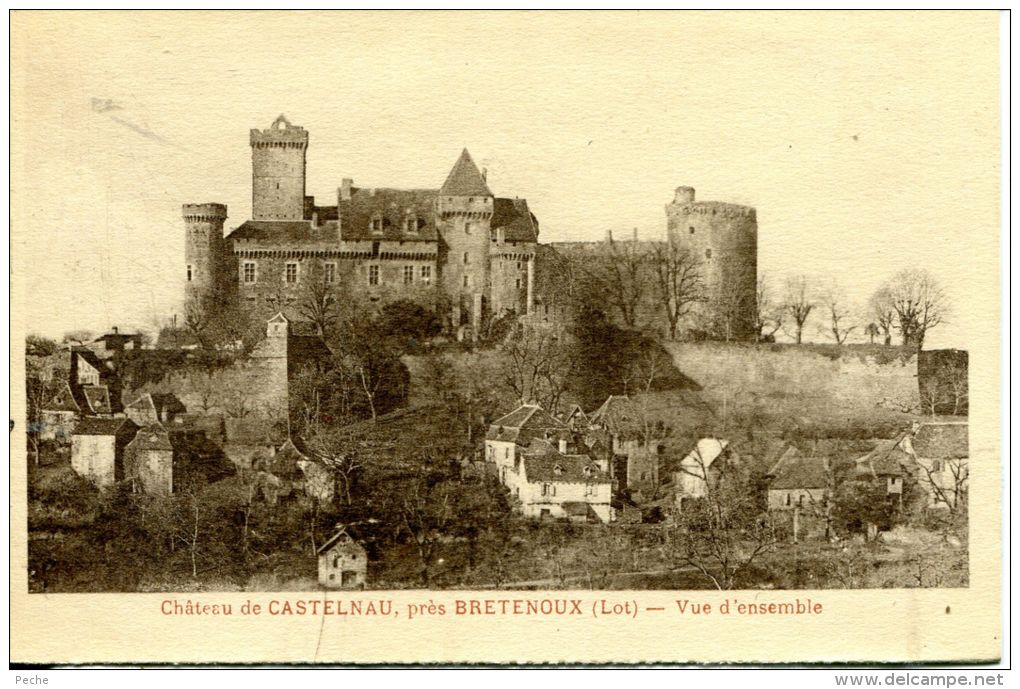 N°6720A -cpa Château De Castenau Près Bretenoux- - Bretenoux