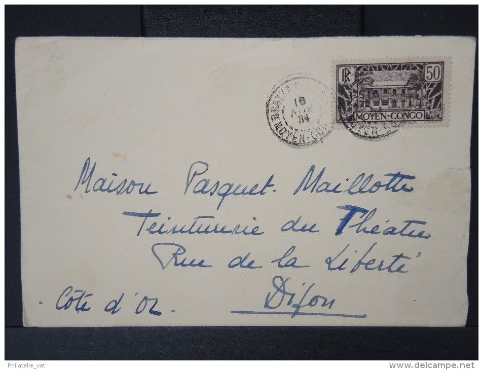 FRANCE - CONGO-Enveloppe De Brazzaville  Pour La France En 1934   LOT P5067 - Briefe U. Dokumente