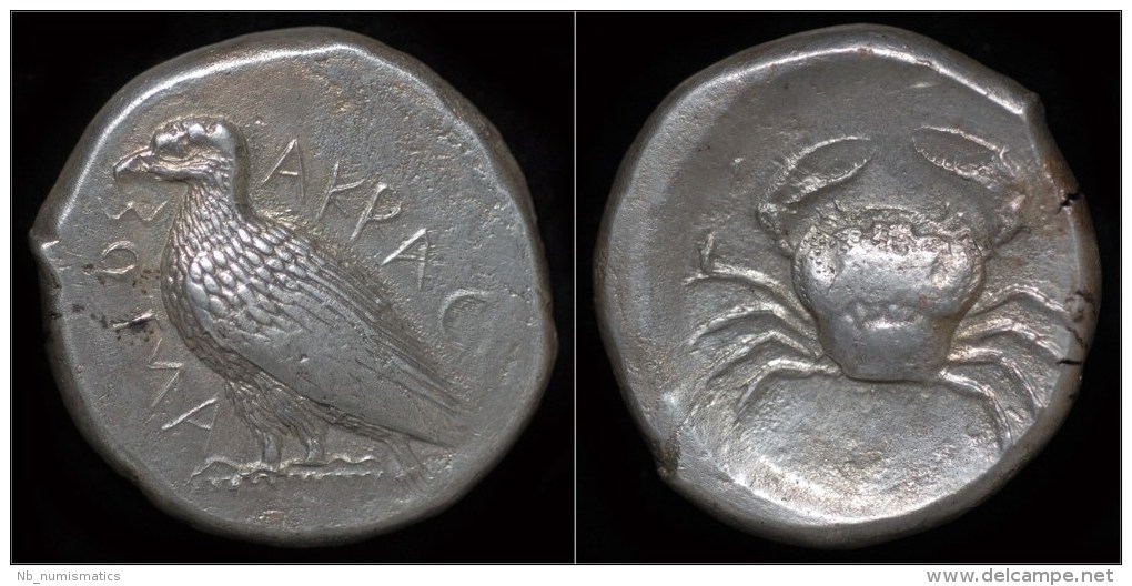 Sicily Akragas AR Tetradrachm - Griegas