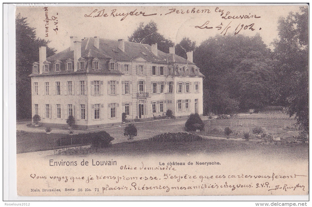 NEERIJSE / NEERYSCHE : Le Château ( 5 Timbres) - Huldenberg