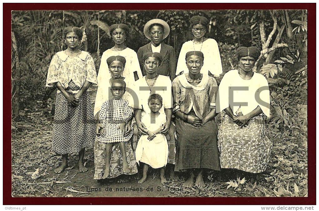 SAO TOME E PRINCIPE - TIPOS DE NATURAIS - 1920 PC - São Tomé Und Príncipe