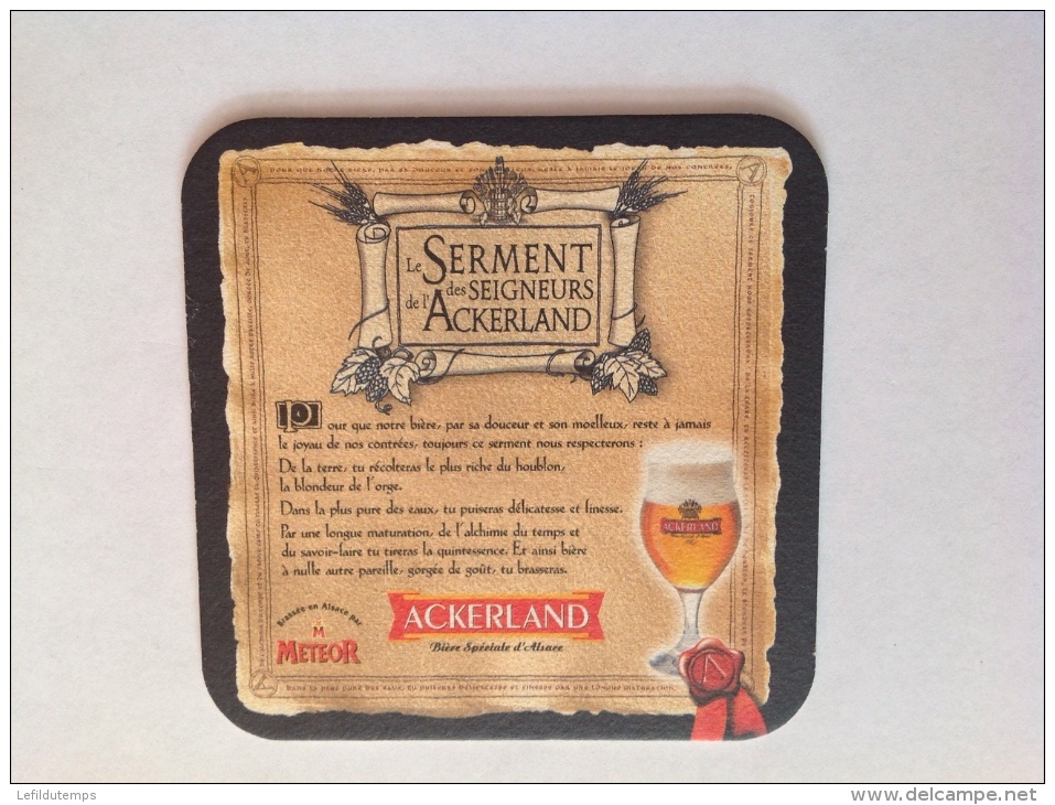 Sous Bock Bière Ackerland - Sous-bocks