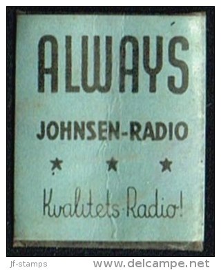 ALWAYS JOHNSEN-RADIO Kvalitets-Radio 1 øre.  (Michel: ) - JF163949 - Autres & Non Classés