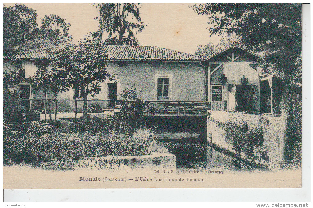 MANSLE ( Charente ) - Usine électrique De Baudan   PRIX FIXE - Industrie