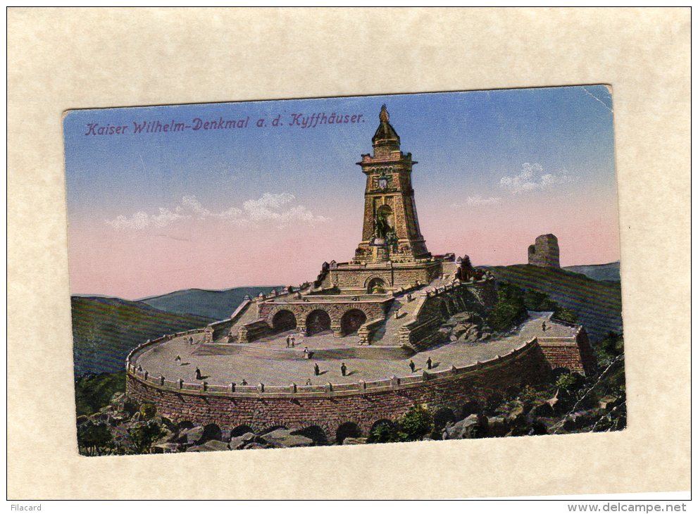 54130     Germania,   Kaiser Wilhelm-Denkmal A. D. Kuffhauser,  NV - Kyffhäuser