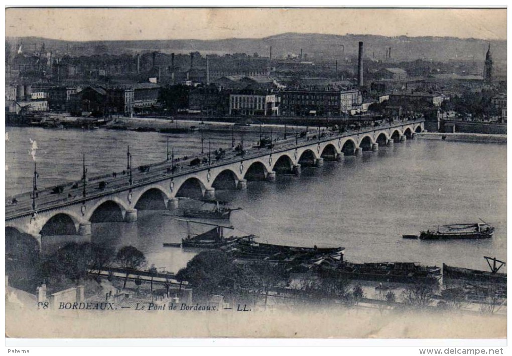 2664 Postal Francia  Bordeaux El Puente, Le Pont - Bordeaux