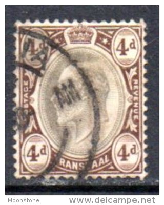 Transvaal 1902 EVII 3d Black & Brown, Wmk. Crown CA, Fine Used - Transvaal (1870-1909)