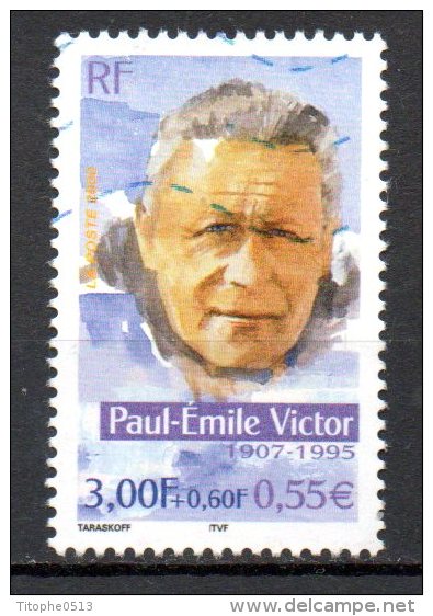 FRANCE. N°3345 De 2000 Oblitéré. Paul-Emile Victor. - Polarforscher & Promis