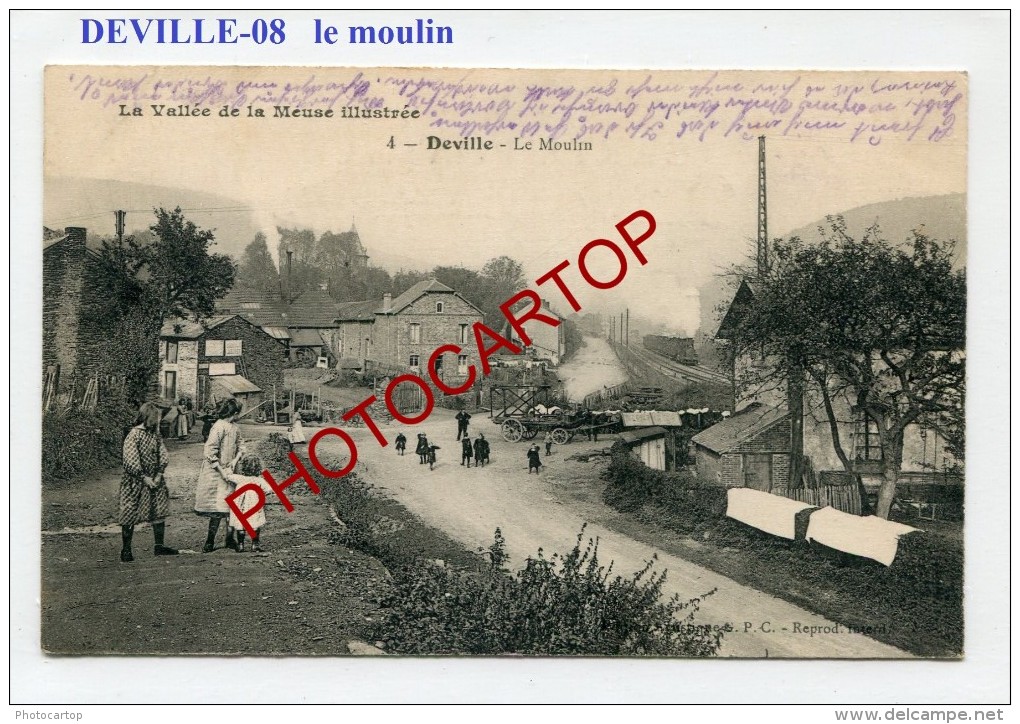 DEVILLE-Le Moulin-Periode Guerre 14-18-1 WK.-France-08- - Autres & Non Classés