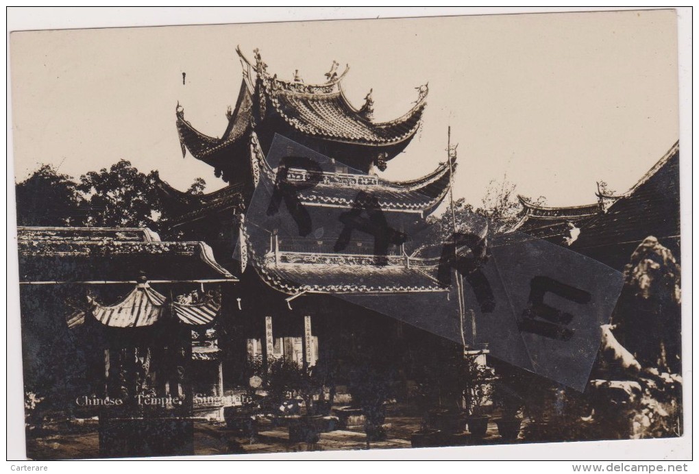 CARTE PHOTO,ASIA,ASIA,SINGAPOUR,SINGAPORE,TEMPLE HINDU,BUDDHA,BUDDHIST - Singapour