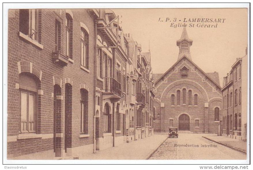 Lambersart (59) - Eglise St-Gérard. Bon état, Sépia, Correspondance Au Dos. - Lambersart