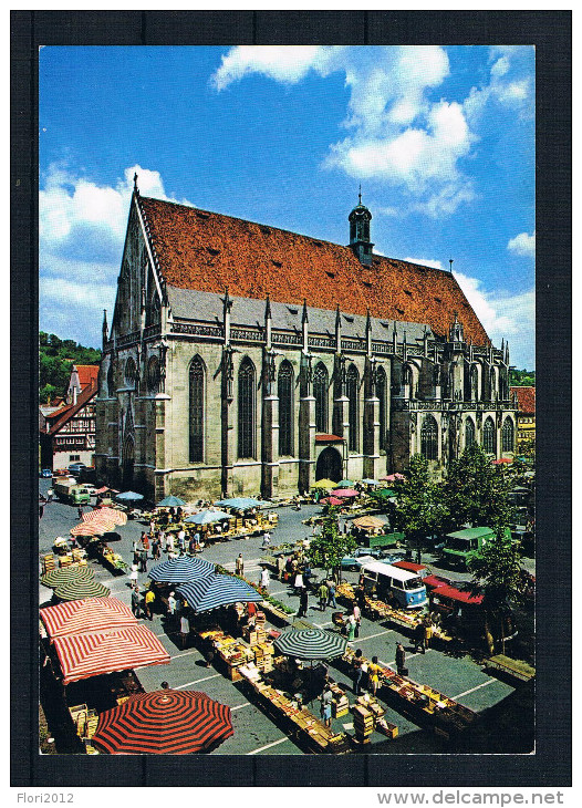 (1574) AK Schwäbisch Gmünd - Wochenmarkt Am Heilig-Kreuz-Münster - Schwaebisch Gmünd