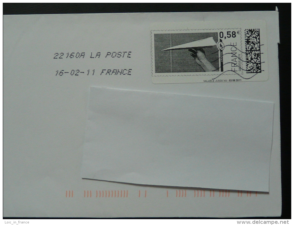 Jeu D'enfant Timbre En Ligne Sur Lettre - E-stamp On Cover 2786 - Autres & Non Classés