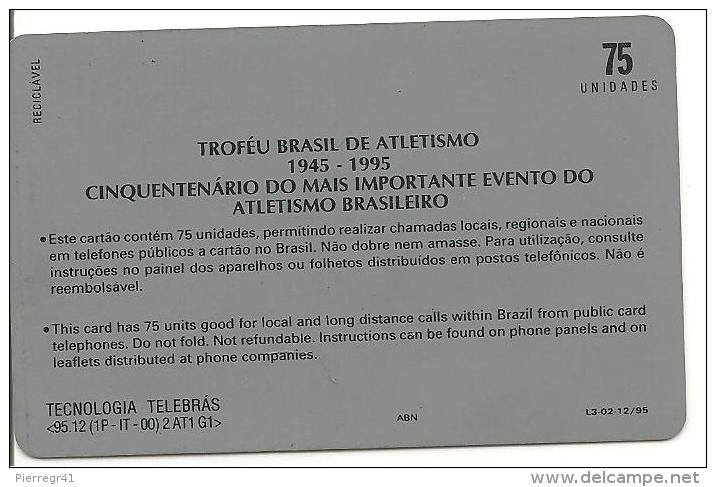 CARTE-MAGNETIQUE-BRESIL-TROPHEE BRASIL 1945-1995-COURSE A PIED-TBE - Sport