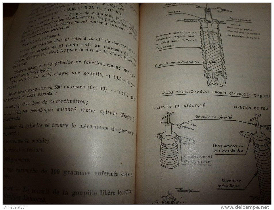 1953 MANUEL de PREPARATION MILITAIRE SUPERIEURE et CARTE des DISTINCTIONS ARMEES (TERRE, MER, AIR )