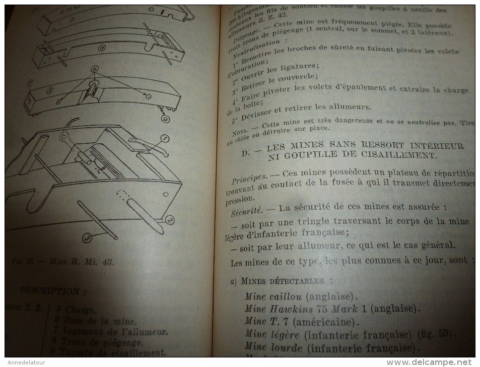 1953 MANUEL de PREPARATION MILITAIRE SUPERIEURE et CARTE des DISTINCTIONS ARMEES (TERRE, MER, AIR )