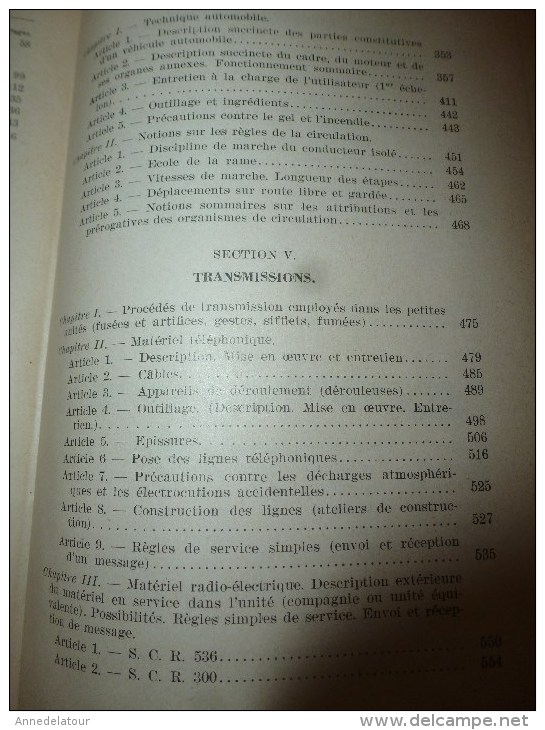 1953 MANUEL de PREPARATION MILITAIRE SUPERIEURE et CARTE des DISTINCTIONS ARMEES (TERRE, MER, AIR )