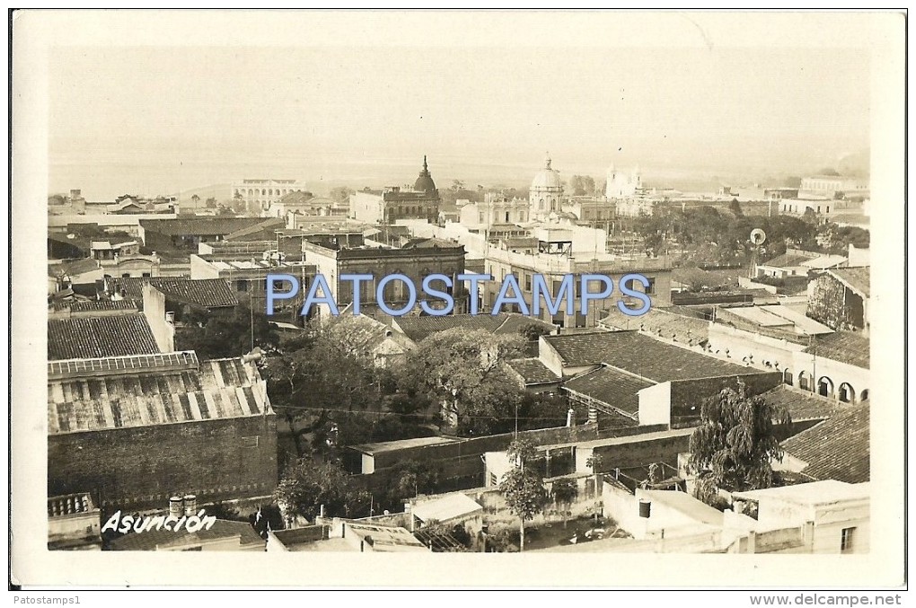 9041 PARAGUAY ASUNCION AERIAL VIEW POSTAL POSTCARD - Paraguay