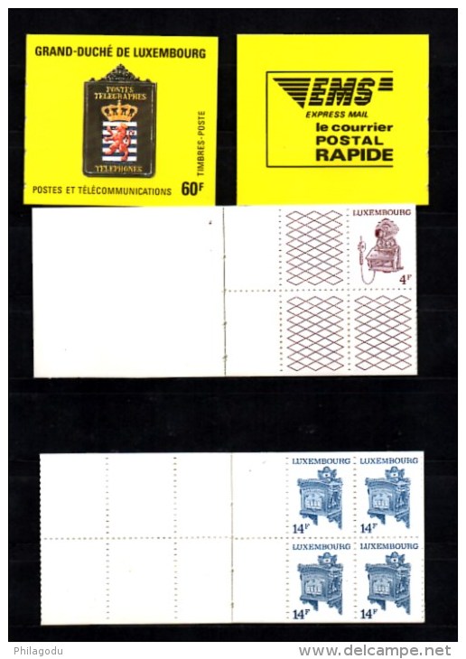 1991  Objets Anciens Des Postes, 4 Carnet C1232**, Cote 44  €,    Téléphone - Booklets
