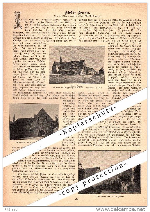 Original Zeitungsbericht - 1905 - Kloster Loccum ,  Rehburg-Loccum !!! - Andere & Zonder Classificatie