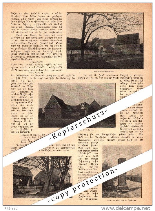 Original Zeitungsbericht - 1905 - Burg Kakesbeck B. Lüdinghausen !!! - Luedinghausen
